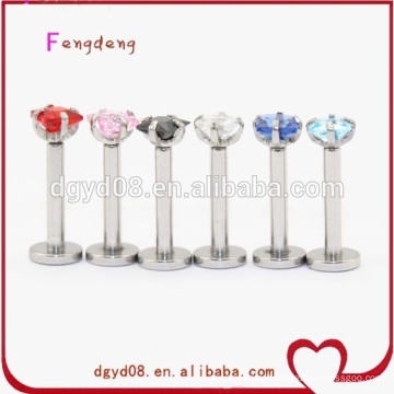 Stainless steel lip ring body jewelry